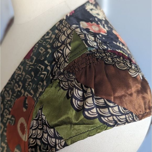 Silk Kew batik print dress 8 - Picture 8 of 13